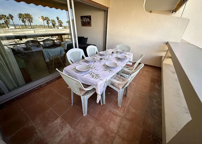 Marina 2 Pièces Bord De Mer, Parking Privé, 5 Pers - Fr-1-731-77 Apartamento