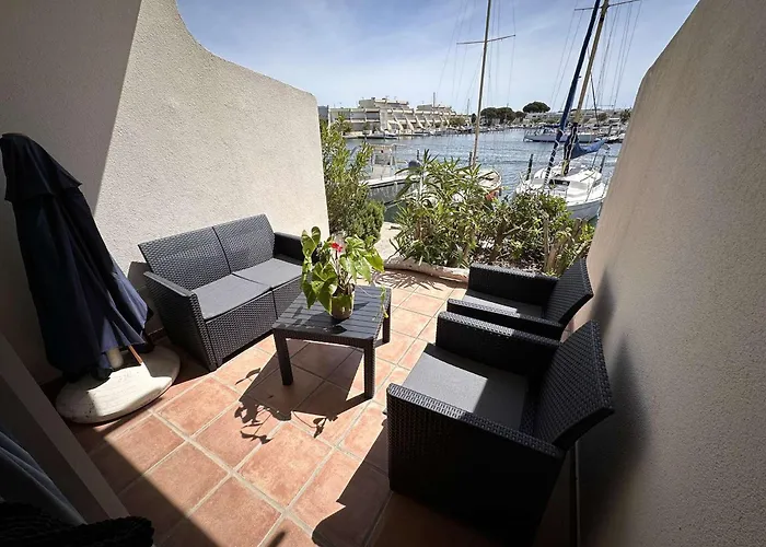 Apartamento Marina 2 Pièces Bord De Mer, Parking Privé, 5 Pers - Fr-1-731-77